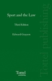 bokomslag Sport and the Law