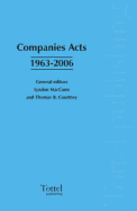 bokomslag Irish Companies Acts 1963-2006
