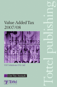 bokomslag Value Added Tax