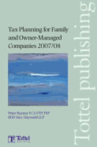 bokomslag Tax Planning For Family And Owner-Managed Companies