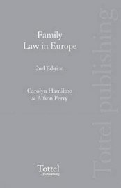 bokomslag Family Law in Europe