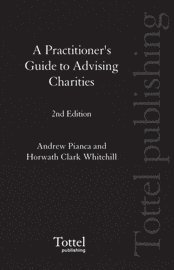 bokomslag A Practitioner's Guide to Advising Charities