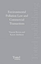 bokomslag Environmental Pollution Law and Commercial Transactions