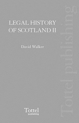 bokomslag Legal History of Scotland: v. 2