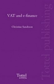 bokomslag VAT and E-finance