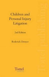 bokomslag Children and Personal Injury Litigation