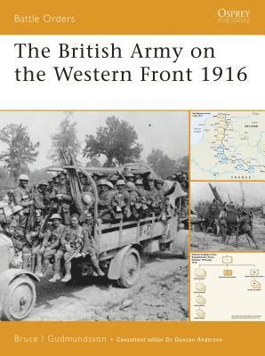 bokomslag British Army on the Western Front 1916