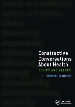 Marshall Marinker, Fritjof Capra - Constructive Conversations About Health, Häftad