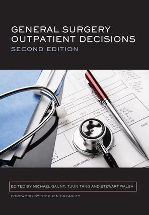 Gaunt Michael, Tjun Tang, Stewart Walsh - General Surgery Outpatient Decisions, Häftad
