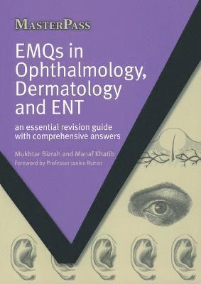 bokomslag EMQs in Ophthalmology, Dermatology and ENT