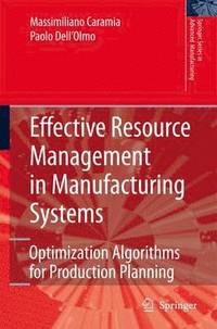 bokomslag Effective Resource Management in Manufacturing Systems