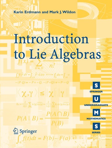 K. Erdmann, Mark J. Wildon - Introduction to Lie Algebras, Häftad