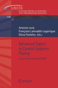 bokomslag Advanced Topics in Control Systems Theory