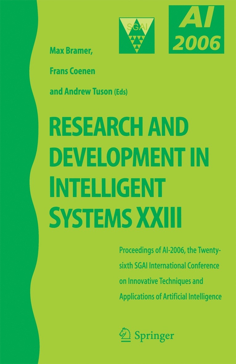 Frans Coenen, Andrew Tuson - Research and Development in Intelligent Systems XXIII, Häftad