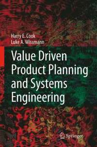 bokomslag Value Driven Product Planning and Systems Engineering