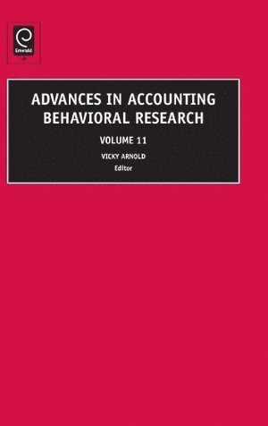 bokomslag Advances in Accounting Behavioral Research