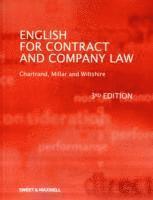 bokomslag English for Contract & Company Law