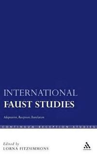 bokomslag International Faust Studies