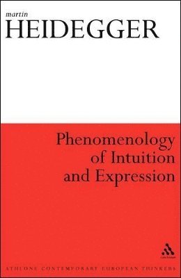 bokomslag Phenomenology of Intuition and Expression