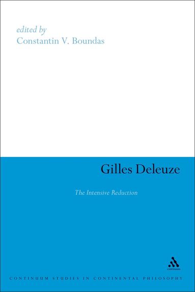 Constantin V. Boundas - Gilles Deleuze, Inbunden