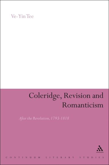 bokomslag Coleridge, Revision and Romanticism