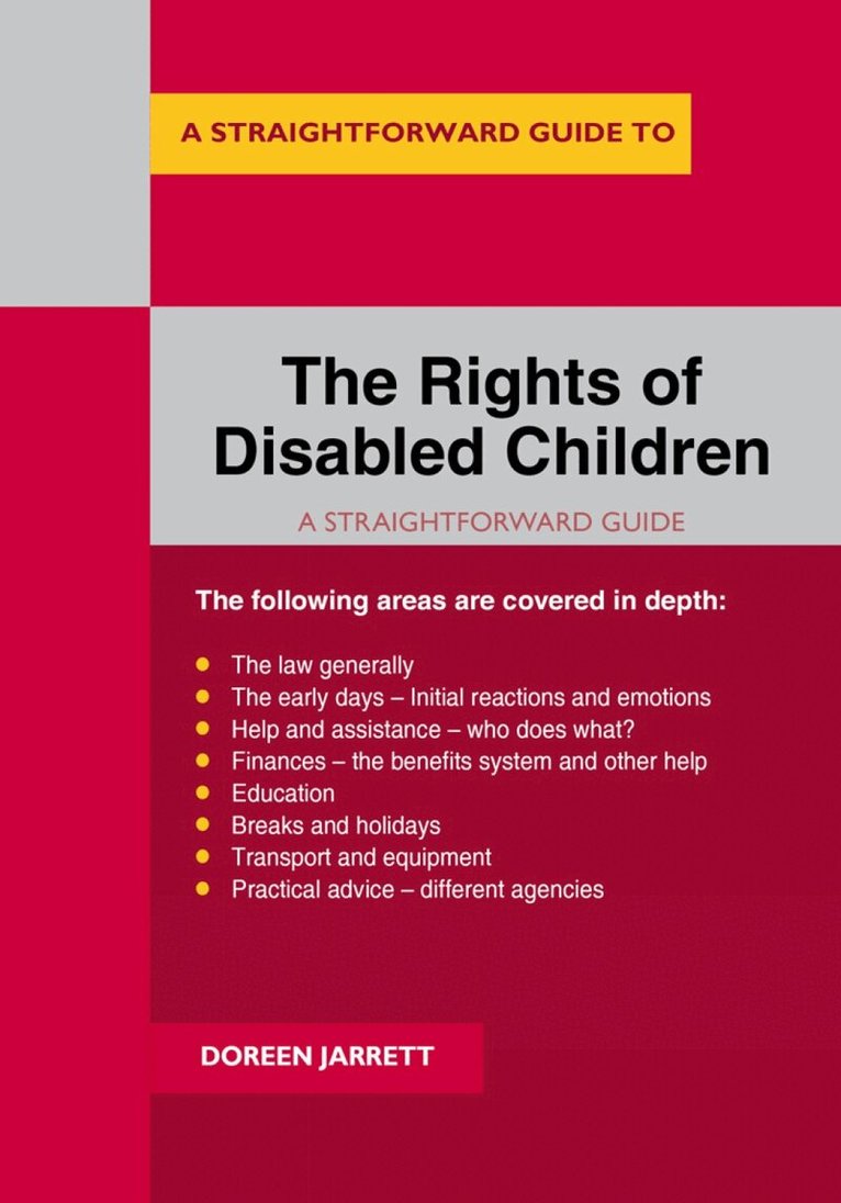 Doreen Jarrett - Rights of Disabled Children, Häftad