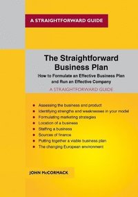 bokomslag The Straightforward Business Plan