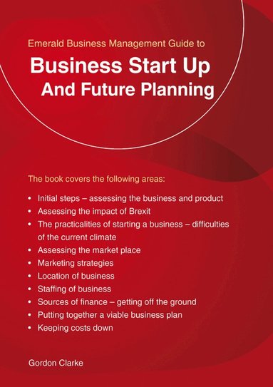 Gordon Clark - Business Start Up and Future Planning, Häftad