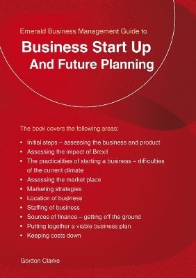 bokomslag Business Start Up and Future Planning