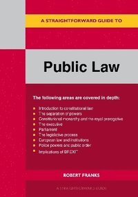 bokomslag Straightforward Guide to Public Law