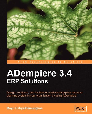 bokomslag ADempiere 3.4 ERP Solutions