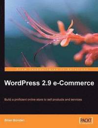 bokomslag WordPress 2.9 E-Commerce