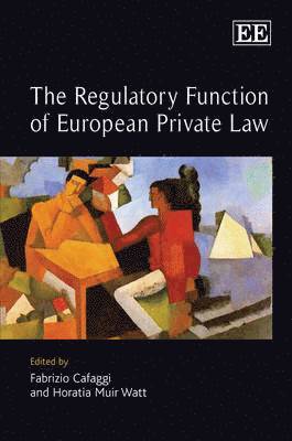 Fabrizio Cafaggi, Horatia Muir Watt - Regulatory Function of European Private Law, Inbunden