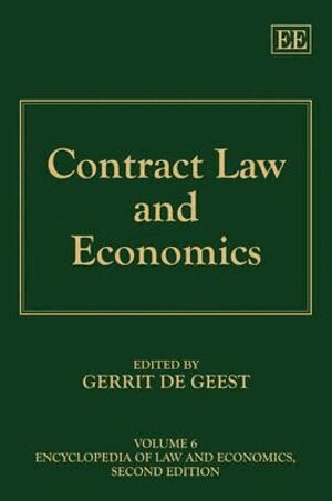 Gerrit De Geest - Contract Law and Economics, Inbunden