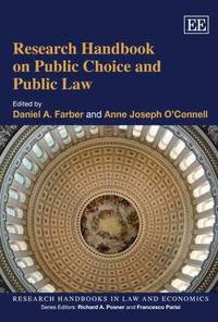 bokomslag Research Handbook on Public Choice and Public Law