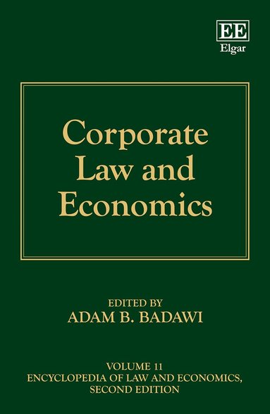 Adam B. Badawi - Corporate Law and Economics, Inbunden