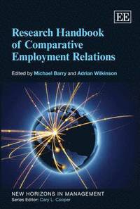 bokomslag Research Handbook of Comparative Employment Relations