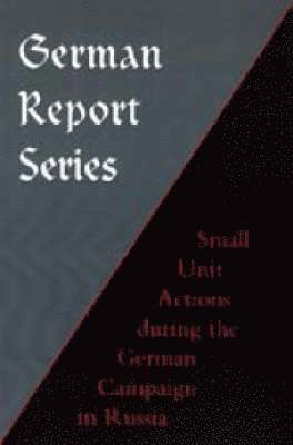 bokomslag German Report Series