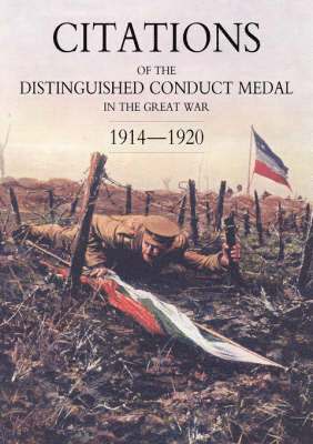 bokomslag Citations of the Distinguished Conduct Medal 1914-1920