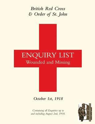 British Red Cross and Order of St John Enquiry List for Wounded and Missing 1