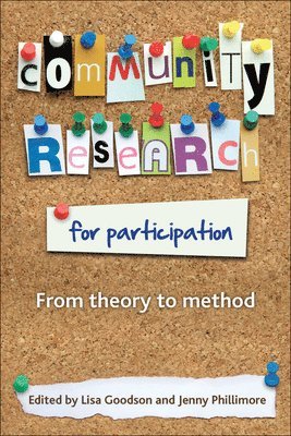 Lisa Goodson, Jenny Phillimore - Community Research for Participation, Häftad