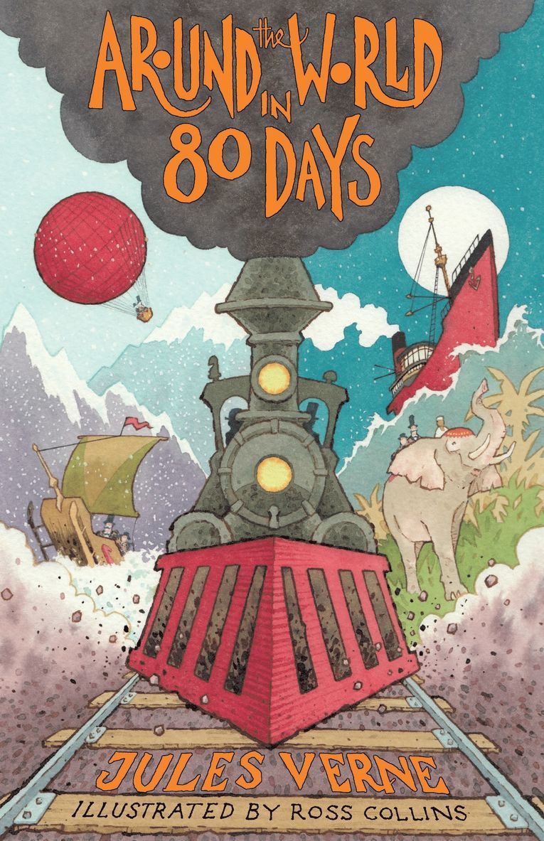 Jules Verne - Around the World in Eighty Days, Häftad
