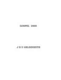 bokomslag Gospel 2000