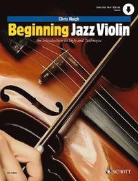 bokomslag Beginning Jazz Violin: An Introduction to Style and Technique Violin with Online Audio