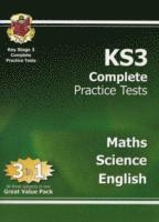 bokomslag KS3 Complete Practice Tests - Maths, Science & English: for Years 7, 8 and 9