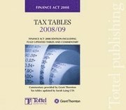 bokomslag Tax Tables Finance Act 2008