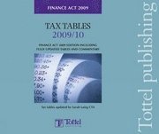 Tax Tables Finance Act 2009 1