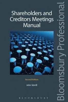 bokomslag Shareholders and Creditors Meetings Manual