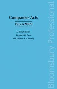 bokomslag Companies Acts 1963-2009