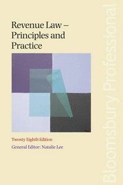 bokomslag Revenue Law Principles and Practice